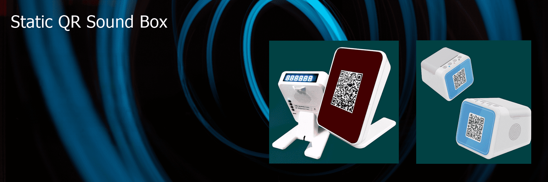 static Qr sound box
